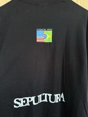 Sepultura 1994 Chaos Vintage 90s Band Concert Tour Black XL T-Shirt REPRINT