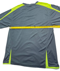Puma Mens Training T-Shirt Black & Lime Green Gradient Halftone Football