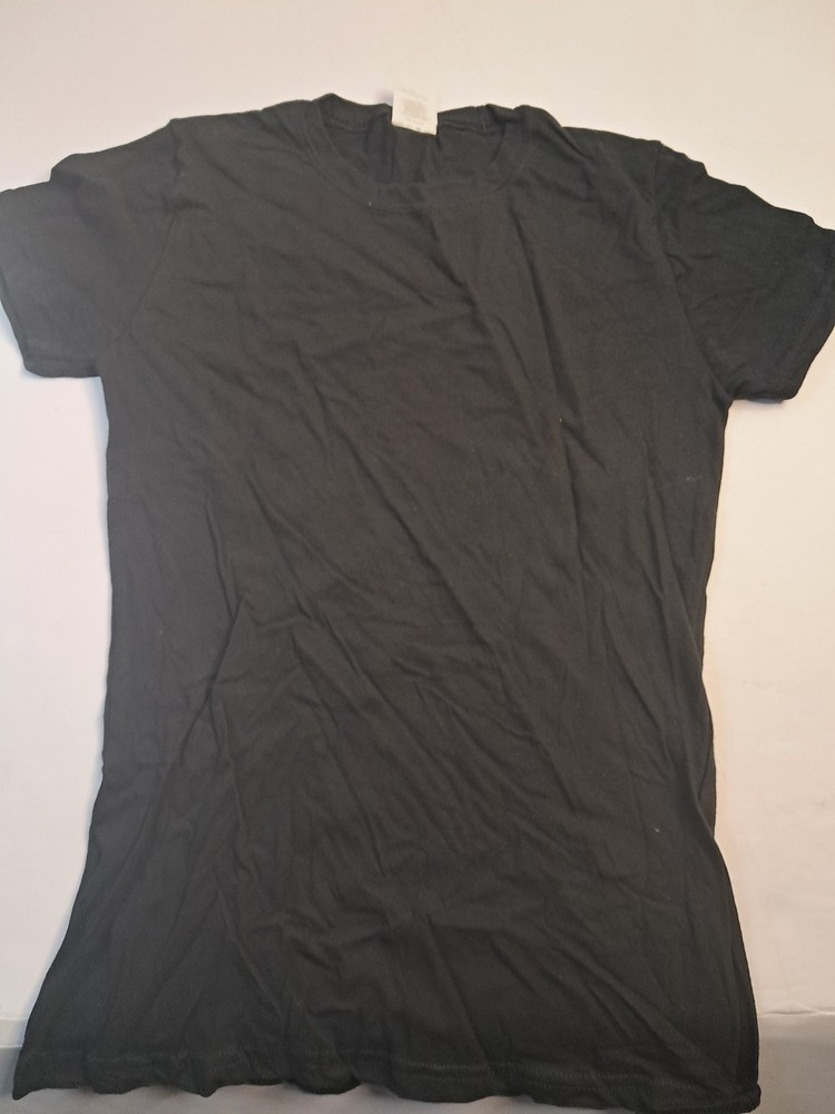 Bay Island Sportswear Women’s Black Crew Neck Short Sleeve T-Shirt Size M Solid