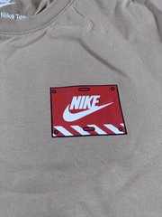 Nike NSW Mech Air Figure Tee Men Size L DJ1397-200 Khaki Dunk Gundam t-shirt