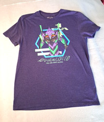 EvanGelion 1.0 Sz MED You Are Not Alone Lootcrate anime Graphic Tee shirt 826