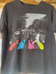 Beatles Pride T-Shirt 2017 Abbey Road Black / Multi-color Large Free Shipping