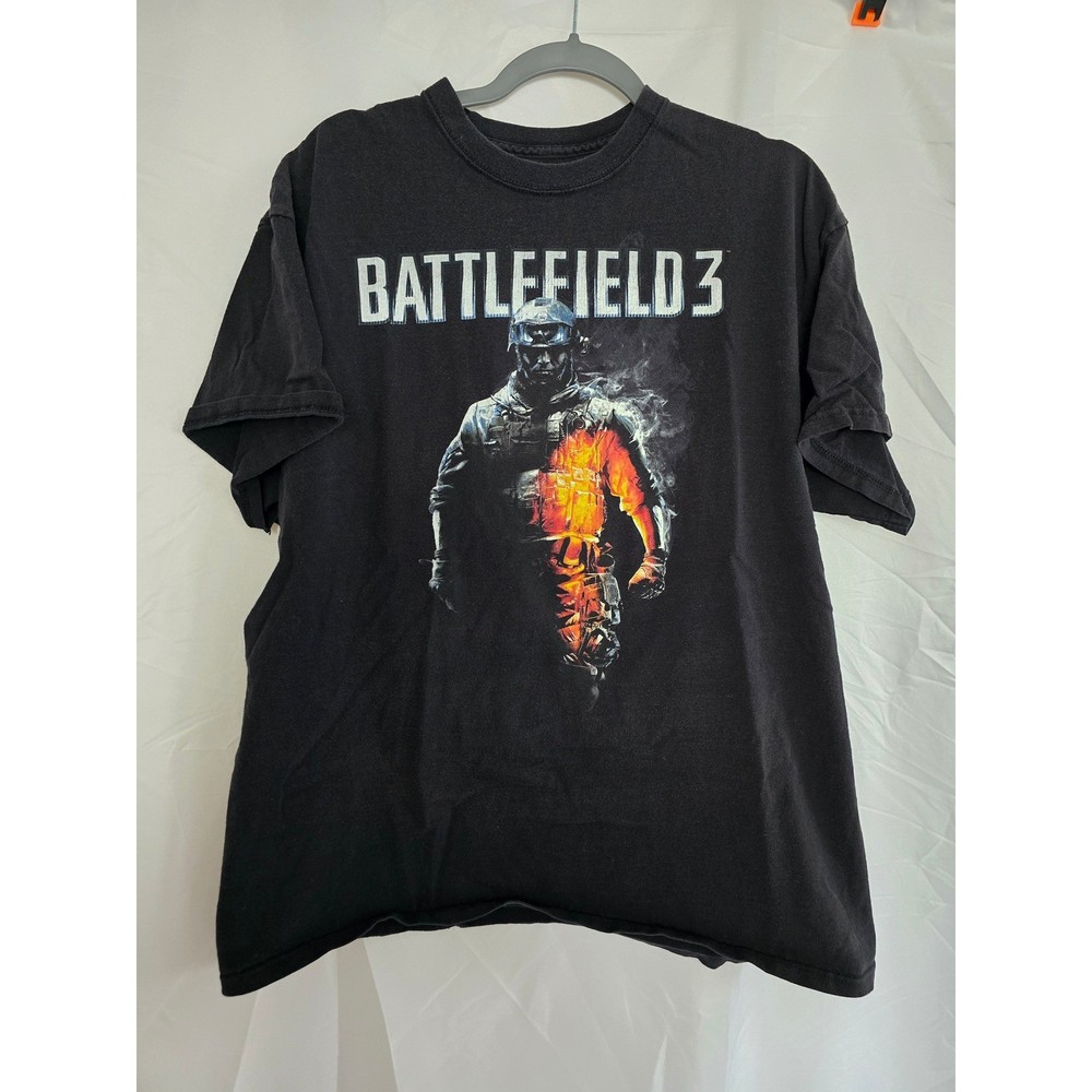 Battlefield 3 Mens XL Black Graphic T Shirt DICE Licensed OuterStuff
