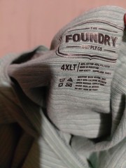 The Foundry Supply Co Mens 4XLT Green Crew Neck T Shirt Big Tall Short Sleeve