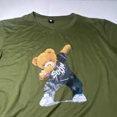 Dabbing Bear Teddy T Shirt Size XXXL 3XL Polyester / Elastane