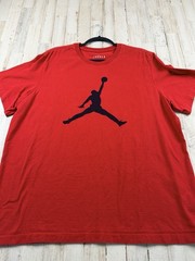 JORDAN JUMPMAN T-SHIRT RED BLACK SIZE XL 363277-60L Great Shape Fast Ship
