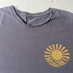 Rare Mollusk California Surfboards Sun Icon Shirt Large Surfer Gray Vintage