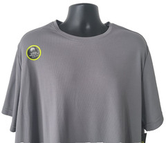 ATHLETIC WORKS Mens T-Shirt SIZE 3XL DriWorks Short Sleeve London Gray NEW