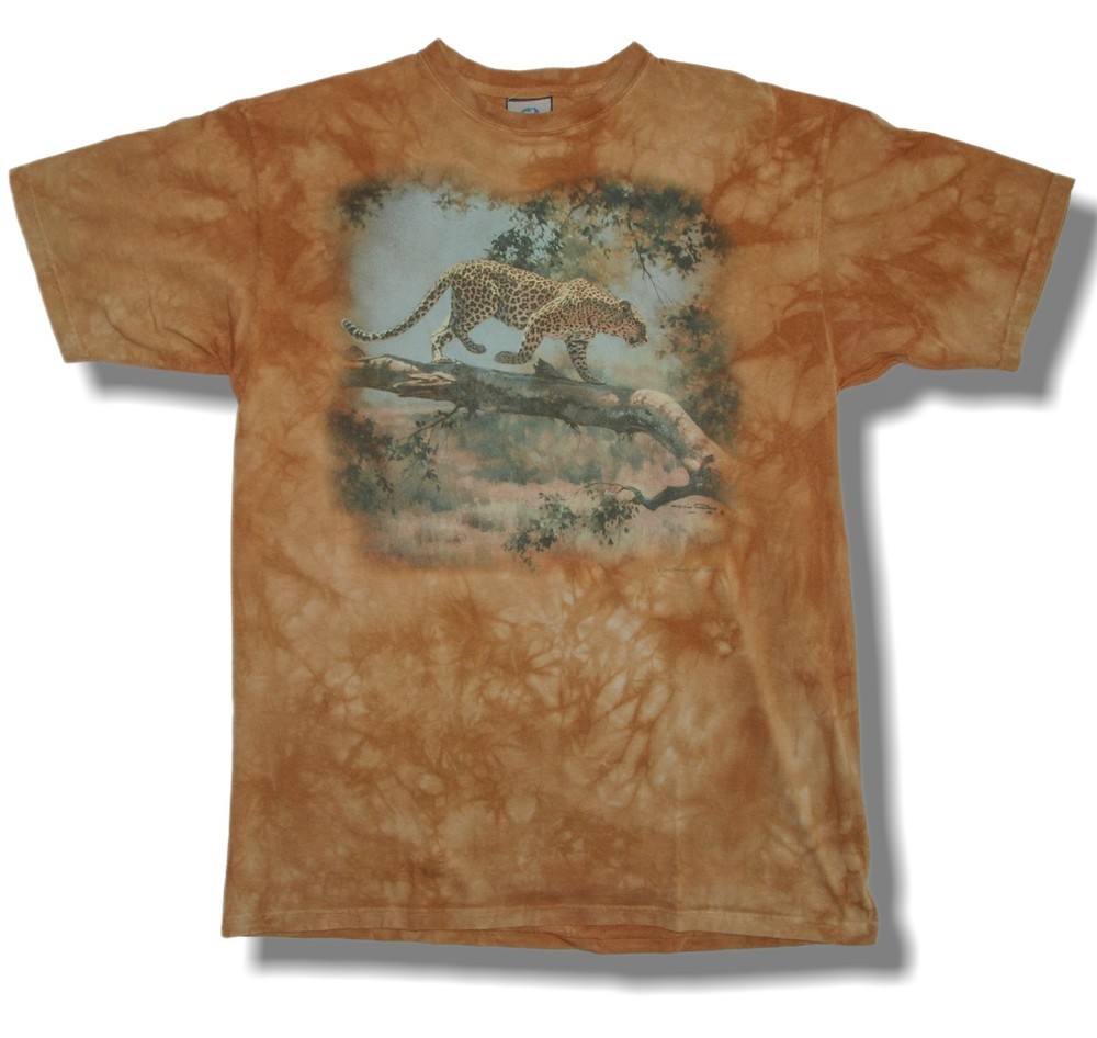 LIQUID BLUE sz Large Leopard Dino Parvano Mill Pond Press Art Panther Cheetah