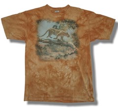 LIQUID BLUE sz Large Leopard Dino Parvano Mill Pond Press Art Panther Cheetah