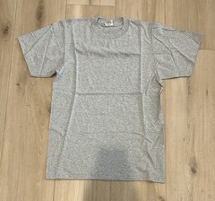 Shaka Active Men’s Short Sleeve Light Gray Solid 100% Cotton TShirt Size Medium