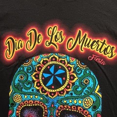 Disney Parks Shirt Men’s XL Black Dia De Los Muertos Fiesta Epcot World Showcase