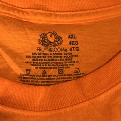 Fruit of the Loom Men’s Tee Shirt Short Sleeve 100% Cotton 4XL – NWT – Lot of 6