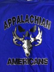 APPALACHIAN AMERICAN T-SHIRT. WORK HARD PLAYHARDE Mens 100% Cotton T-Shirt. B141