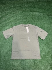 Uniqlo U AIRism Cotton Oversized T-Shirt Green Small
