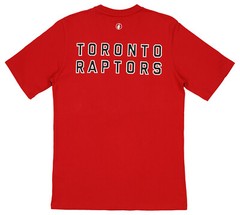 FISLL NBA Men’s Toronto Raptors Team Color, Name and Logo Premium T-Shirt