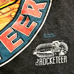 Rare Vintage 90s The Rocketeer Disney Movie Promo T Shirt Single Stitch Large
