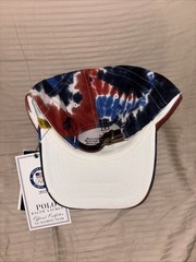 POLO Ralph Lauren NATIONAL TEAM USA TIE-DYE CHINO BALL CAP Leather Strap