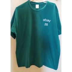 Ebay 25 Years Anniversary Teal Blue T-Shirt Size 2X Swag XXL