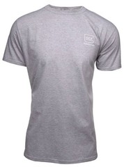 Glock Perfection T-Shirt Gray Cotton Short Sleeve Small Cotton Blend