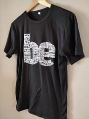 BE Uni-Sex Black T-Shirt, Small