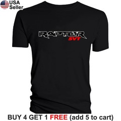 Ford Raptor T-Shirt SVT F150 Truck F-150 Logo Racing Sport Performance BFD09