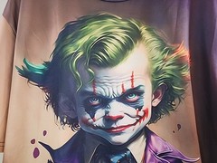 Joker Men’s Short Sleeve Graphic All Over Print T-shirt Size XL ~ HTF