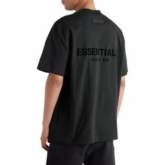 Essentials Fear of God ESSENTIALS Logo Gray Cotton Crew Neck T-Shirt L