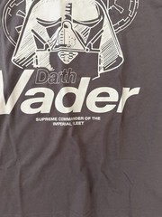 Star Wars Mad Engine Graphic Darth Vader Sleeveless T-shirt Dark Gray Small NWOT