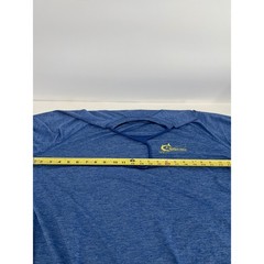World Wide Sportsman Mens XL Blue Heathered Fishing Graphic T-Shirt Short Sleeve