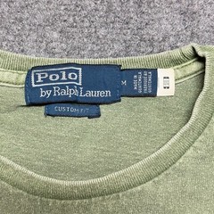 Polo Ralph Lauren T-Shirt Men M Green Custom Slim Fit Jersey Pocket Short Sleeve