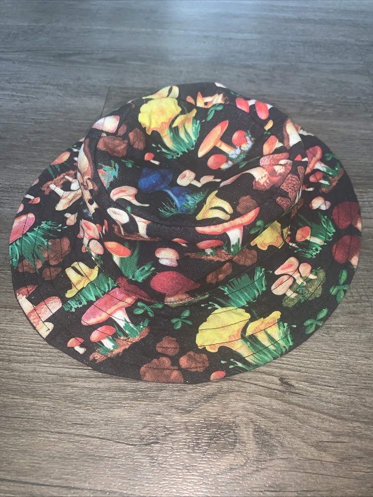 Mushroom Forest Bucket Hat Fashion Sun Cap Packable Outdoor Fisher…