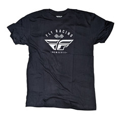 Fly Racing Patriarch Tee T-Shirt in Sage Cyan Red and Black Size Small and Large
