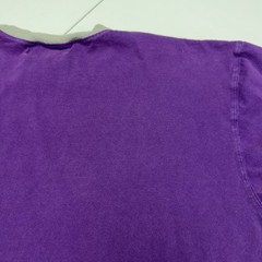 Vintage Eddie Bauer EBTEK T Shirt Mens Large Purple Printed Logo