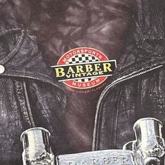 The mountain barber vintage motorsports museum Birmingham Alabama t shirt L