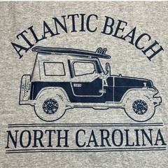 Atlantic Beach Shirt Mens Large Beachy Coastal AOP Jeep Everyday Streetwear