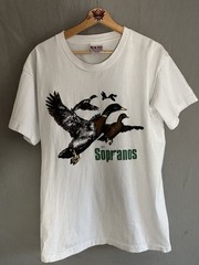 The Sopranos HBO Ducks Quote T Shirt Large Bayside USA 2002 Tony Soprano