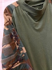 Rothco G.I. Combat Long Sleeve Military Tactical Shirt | Green Camo | Mens 2XL