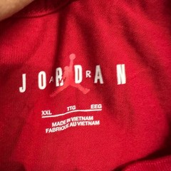 Jordan T-Shirt Mens Size XXL Red Graphic Jumpman Logo Short Sleeve Athletic