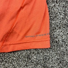 Columbia Mens Titanium Cirque River SS Crew Neck Orange XL Omni Freeze