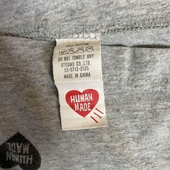 Human Made Shirt Large Nigo Heart Logo Plain Basic Grey Streetwear Tee