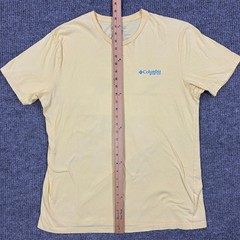 Columbia PFG Tarpon Ale Graphic T-Shirt Mens Size Large Yellow Fishing