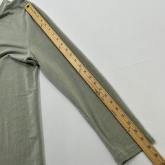Mugsy Sage Green Cashmere Blend Long Sleeve Henley Shirt Mens Size Medium