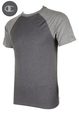 Champion Men’s Short Raglan Sleeve Crew Neck Athletic T-Shirt