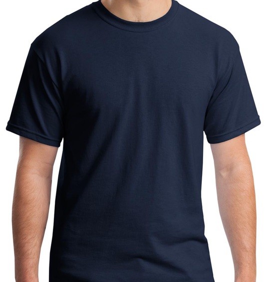 Cotton Plain Crew Neck Short Sleeves T-Shirt, NEW Gildan Men’s Heavy