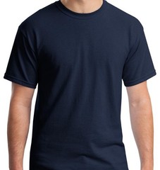 Cotton Plain Crew Neck Short Sleeves T-Shirt, NEW Gildan Men’s Heavy