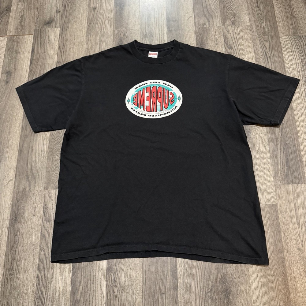 Supreme FW19 Graphic Tee Black Size XL Made In USA