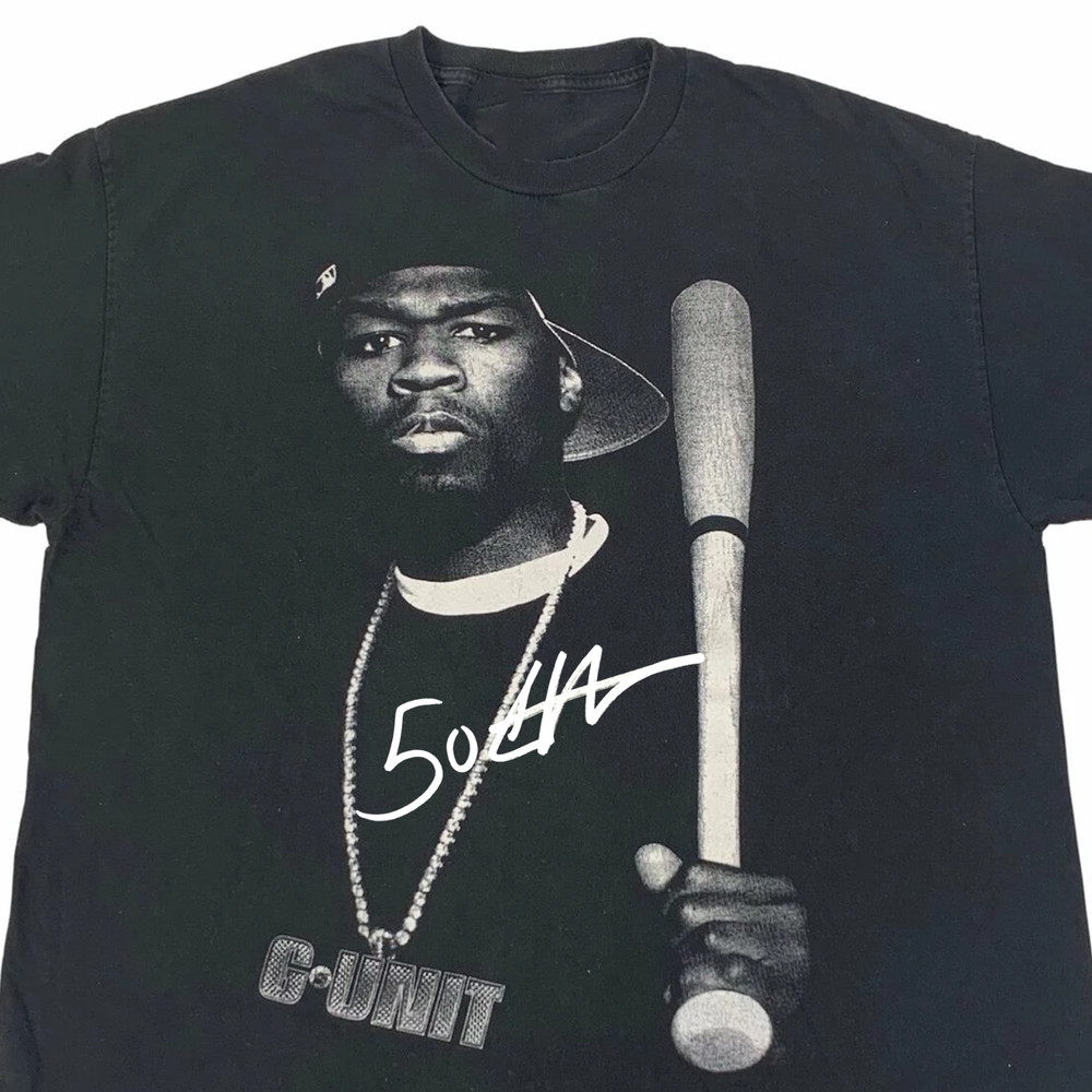 50 Cent Rapper T-shirt Black Unisex All Sizes S to 5XL