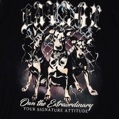 Fresh Laundry T-shirt Mens L Black Graphic Doberman Pinscher Hip Hop Streetwear