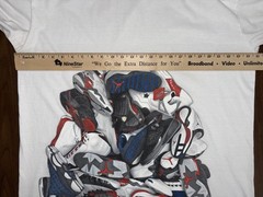 Nike Air Jordan Y2k Graphic Print Shoe Pile Retro T-Shirt Men’s 2XL Jumpman